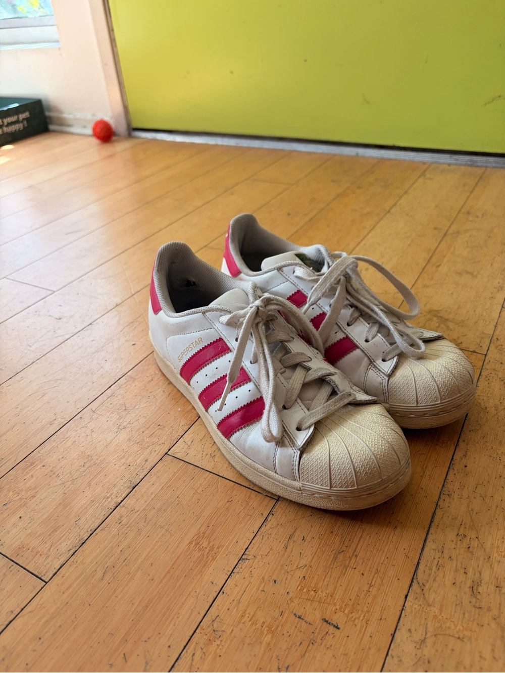 Magenta Adidas Superstar